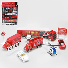 Load image into Gallery viewer, Modern City Die Cast Fire Brigade Cars
