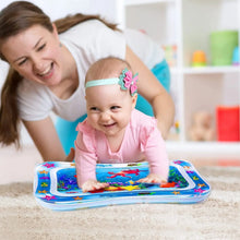Load image into Gallery viewer, Happy Tummy Time Water Play Mat baby and mother laughing
