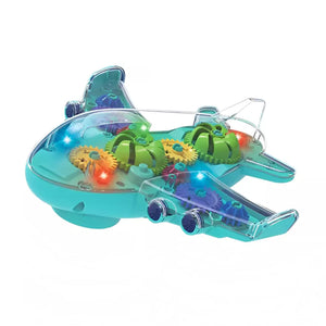 Airplane Transparent Shell Electric Toy