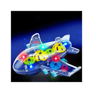Airplane Transparent Shell Electric Toy