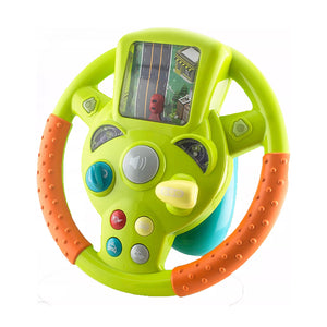 Little Driver Steering Wheel Toy With Music, Games & Vehicle Sounds