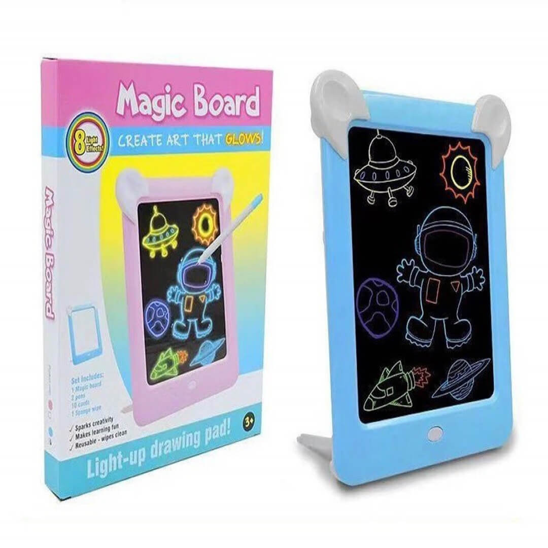 Elice Light Drawing Board for Kids, ELICE A4 Light Drawing Pad Draw with  Light, Magic Pad Light up Drawing Pad for Kids with Magic